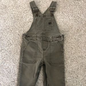 OshKosh Genuine Kids 18m olive overalls